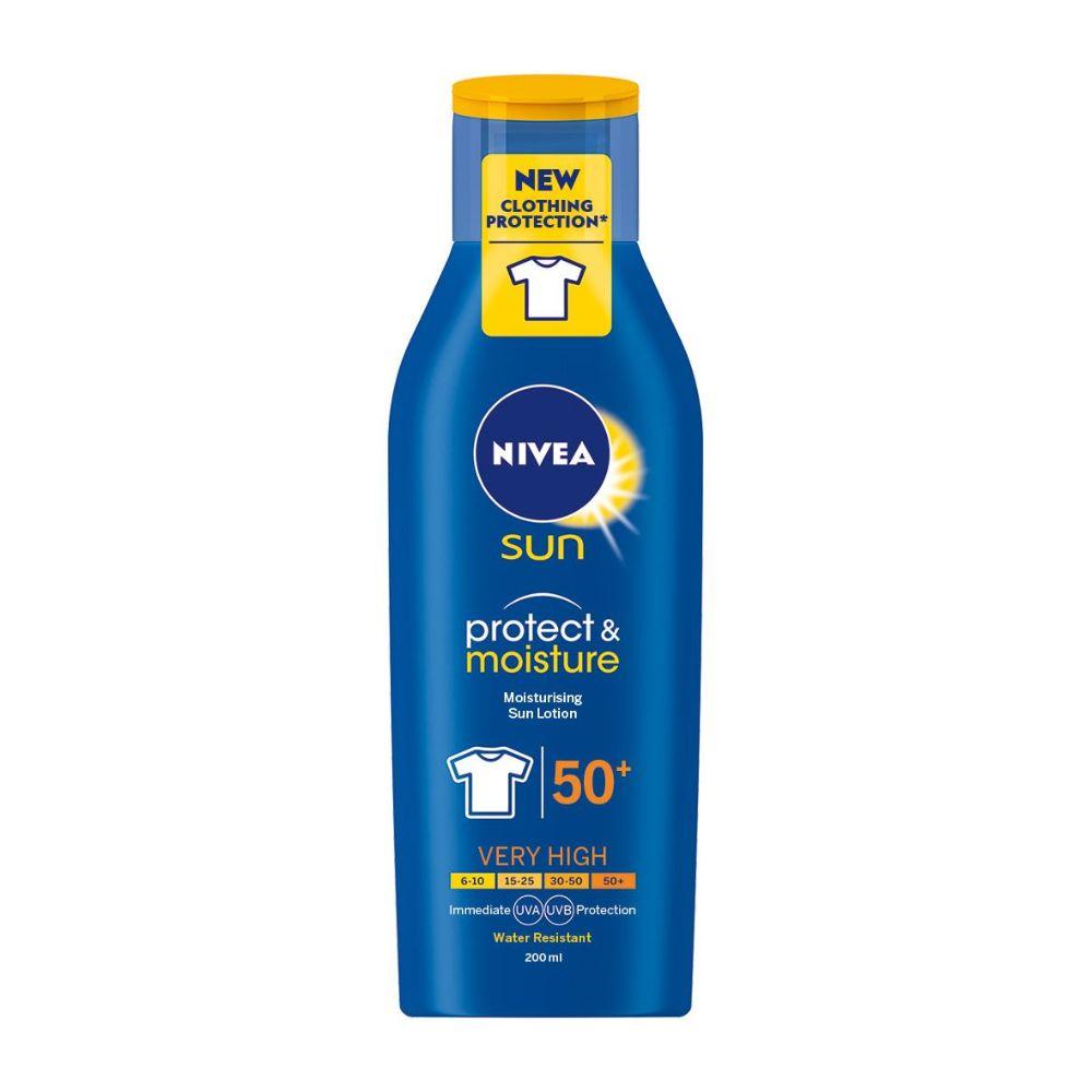Nivea Moisturising Sun Lotion Spf 50+ 200ml - (Pack Of 6) - Billjumla.com