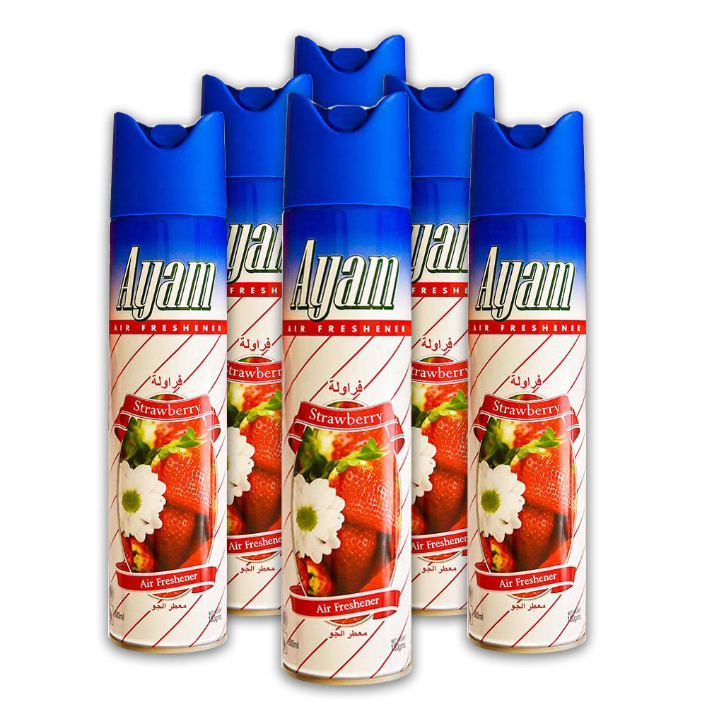 معطر جو أيام بعطر الفراولة 300 مل - (عبوة من 6 قطع)