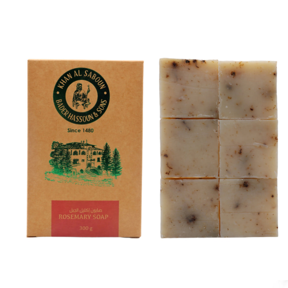 خان الصابون علبة صابون اكليل الجبل 300 جرام
