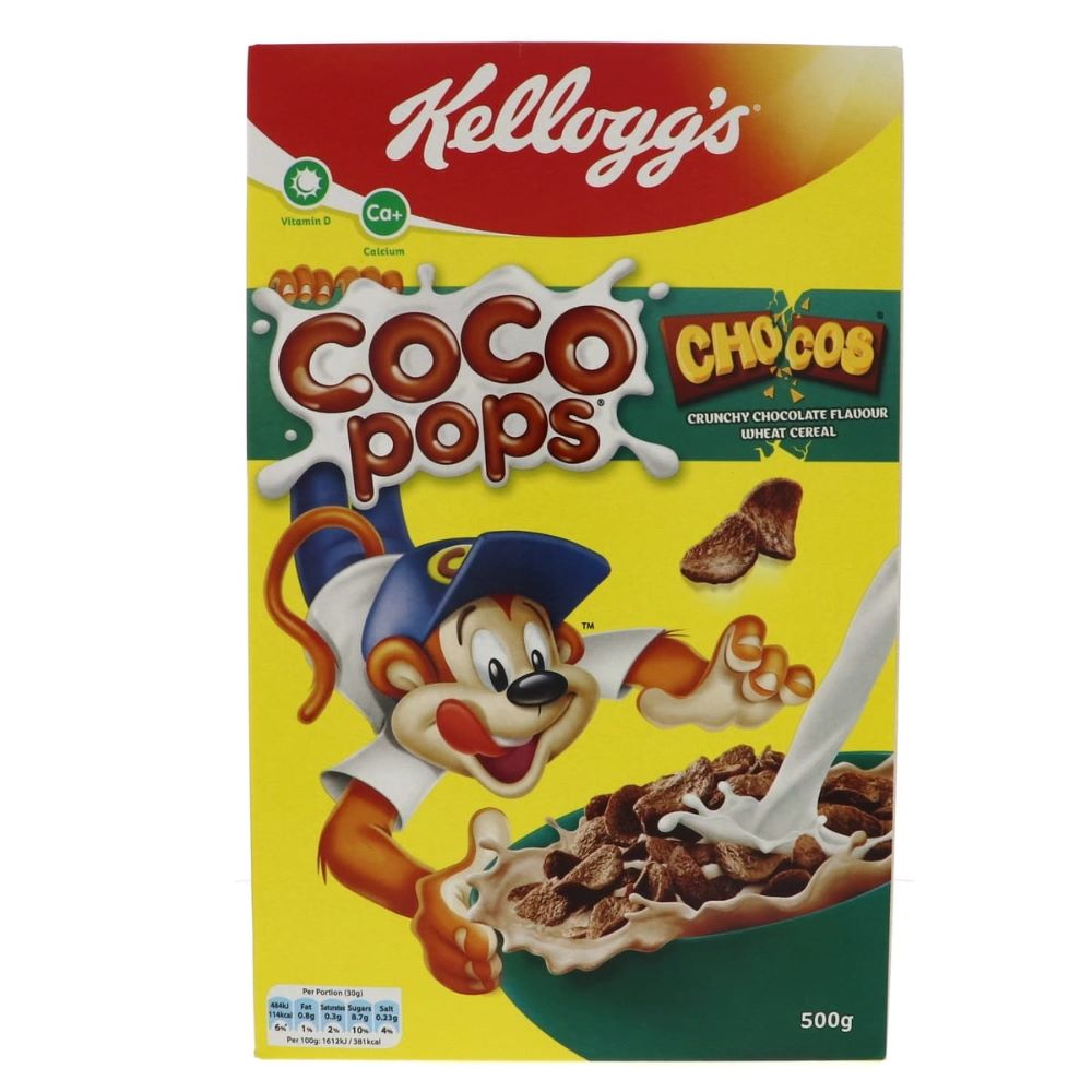 Kellogg's Coco Pops Chocos 500g ( Pack of 4 Pieces ) - Billjumla.com