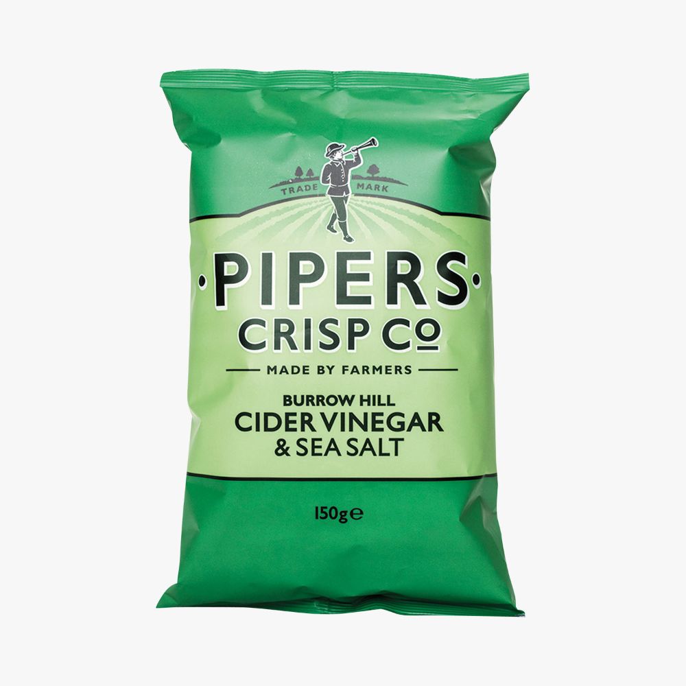 Pipers Crisps Cider Vinegar 150g Regular - (Pack Of 15 Pieces) - Billjumla.com