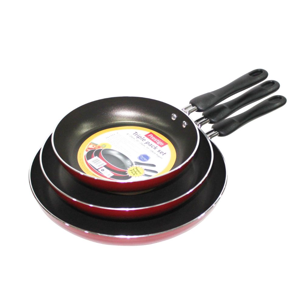 Prestige Fry Pan Piece Set (20 cm+24 cm+28 cm)