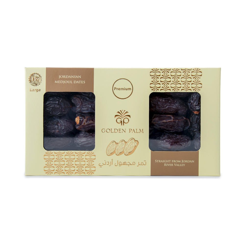 Golden Palm Premium Medjoul Dates Large 1kg (Pack of 2)