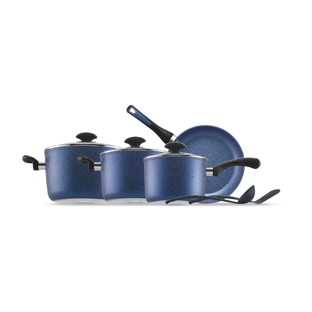 Prestige Endurance Granite Cooking Set- 9 Pieces- Blue color