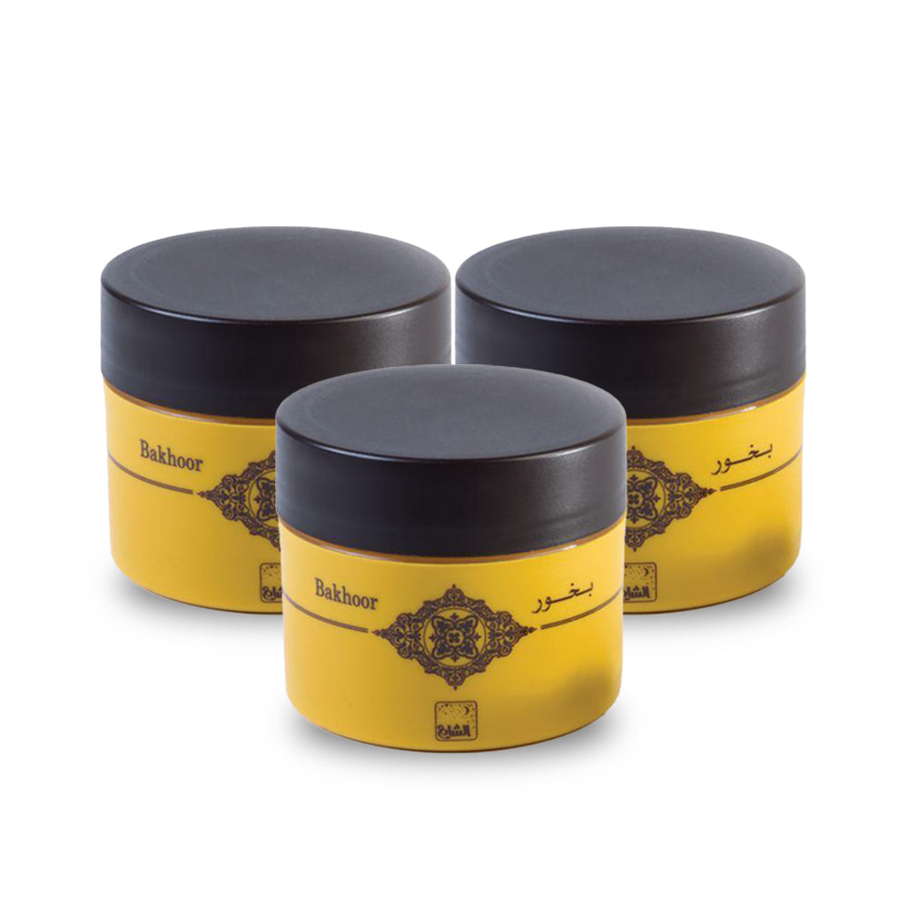 بخور ممسك 5 تولة من الشايع -مجموعة من 3 قطع