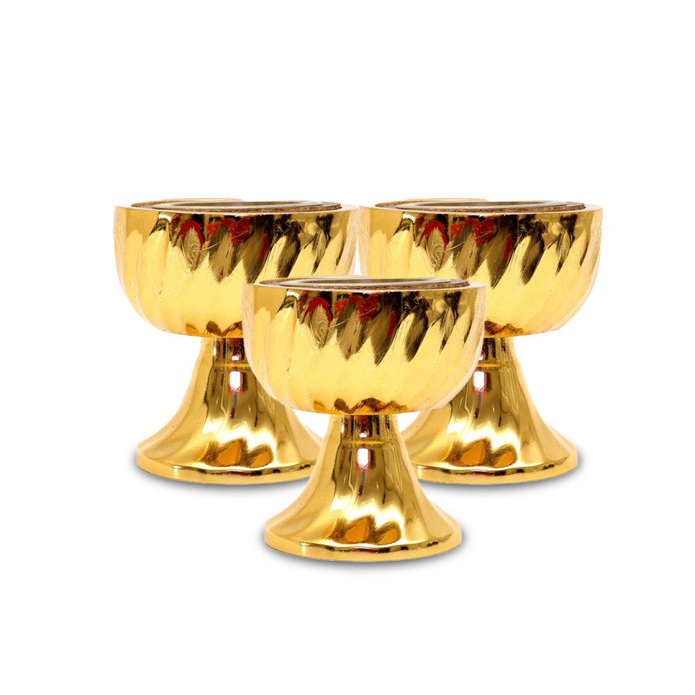 مبخرة دائرية من الشايع 1630-مجموعة من 3 قطع