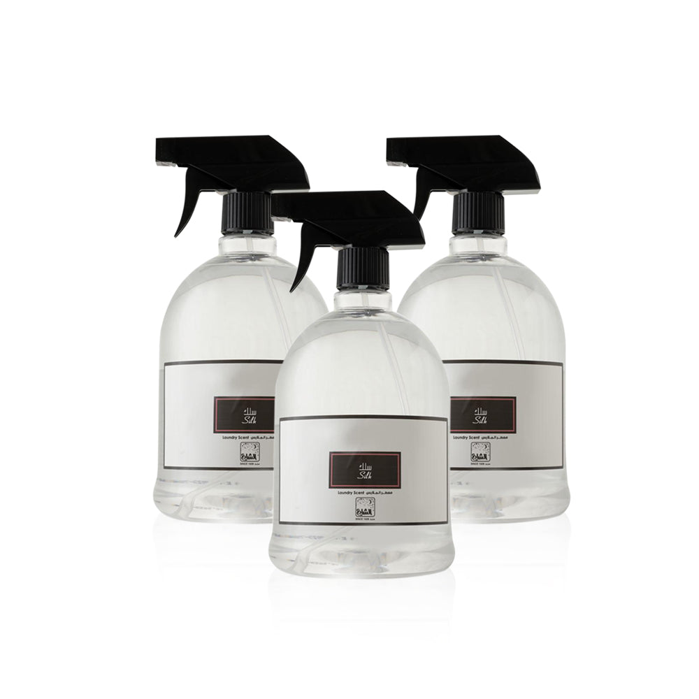 Al Shaya Perfumes Silk Laundry Freshener 1000ml (Pack of 3)