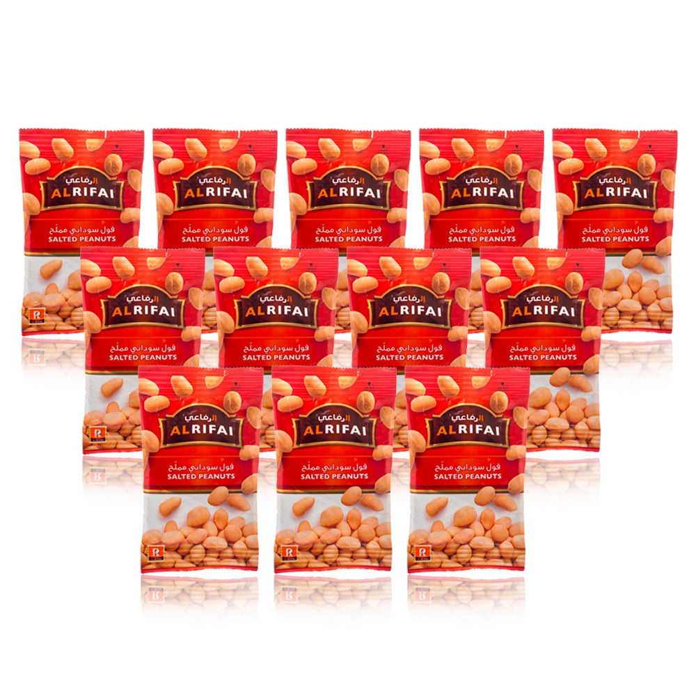 Al Rifai Salted Peanuts 13g - (Pack Of 24 Pieces) - Billjumla.com