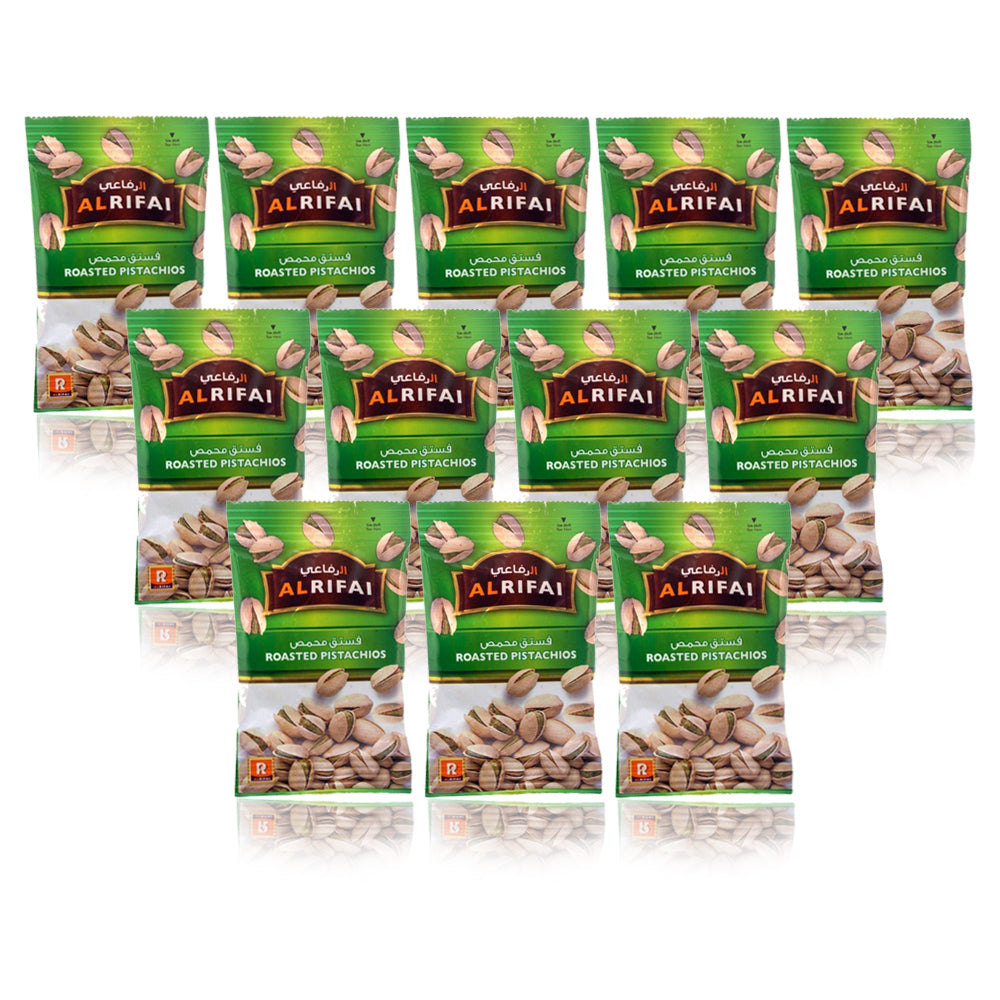 Al Rifai Roasted Pistachios 13 Gm (Pack of 12)
