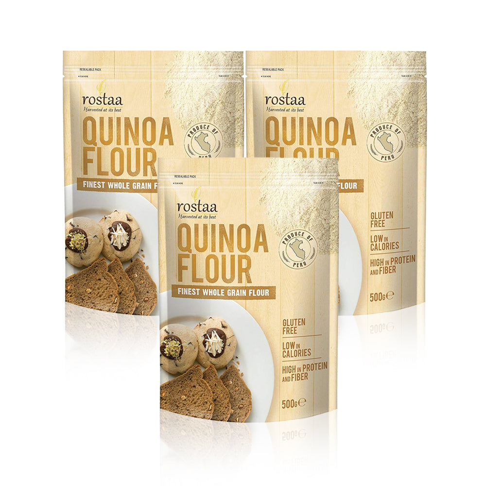 روستا دقيق الكينوا 500غ-مجموعة من 3 قطع