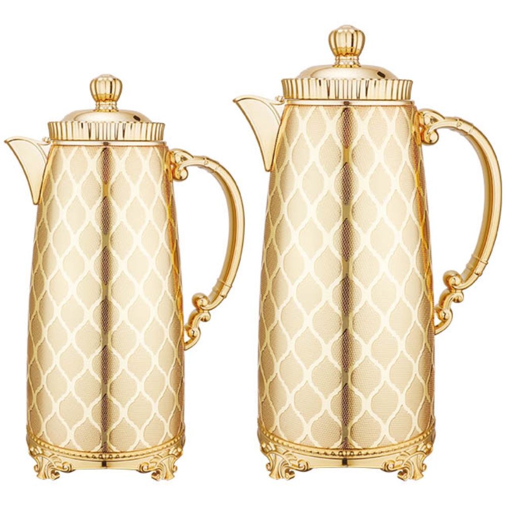 RoyalBlue Arabic Flask - Gold 1.0 Litre & 0.7 Litre (Set of 2) - Billjumla.com