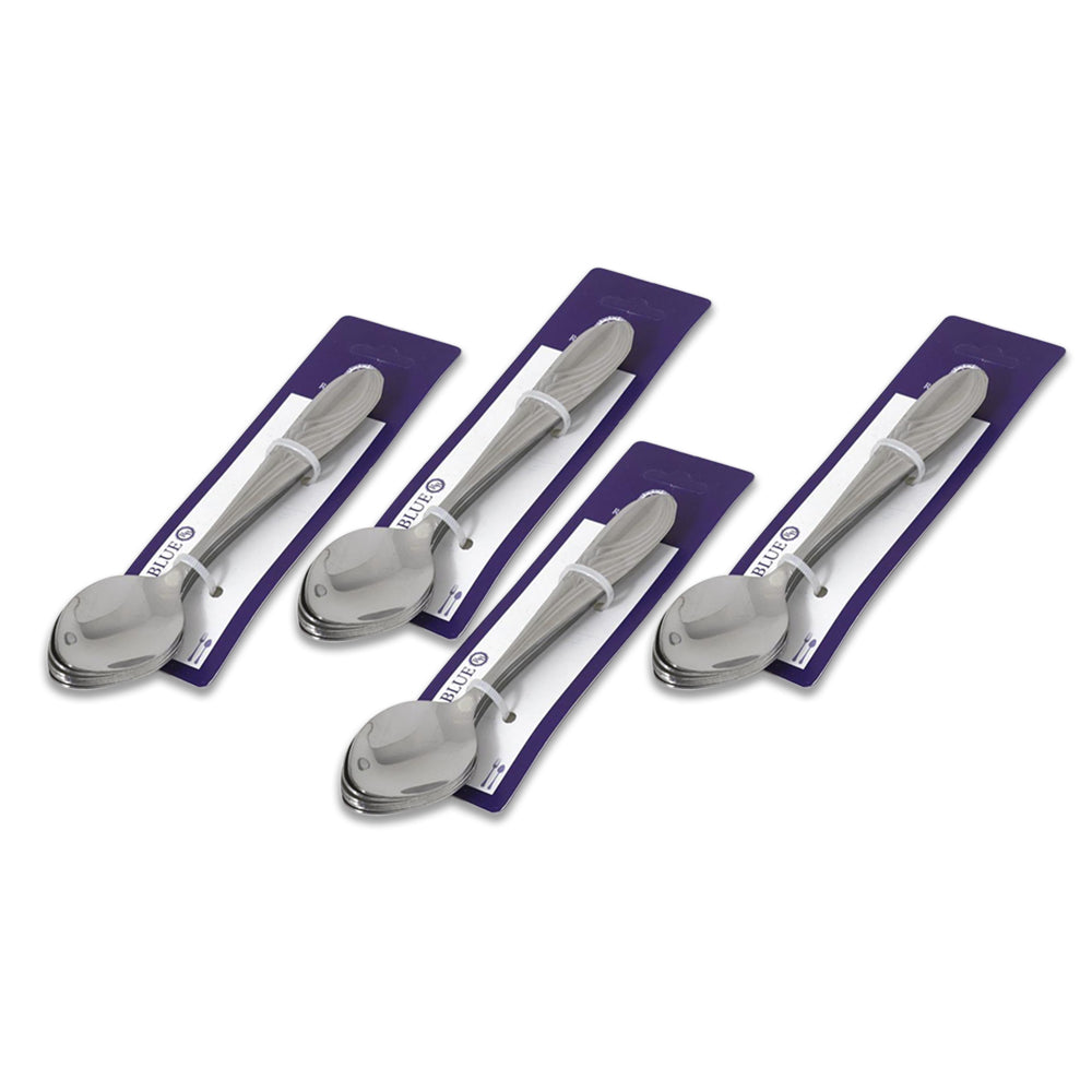 طقم ملاعق شاي رويال بلو مكون من 6 قطع - عبوة من 4 قطع