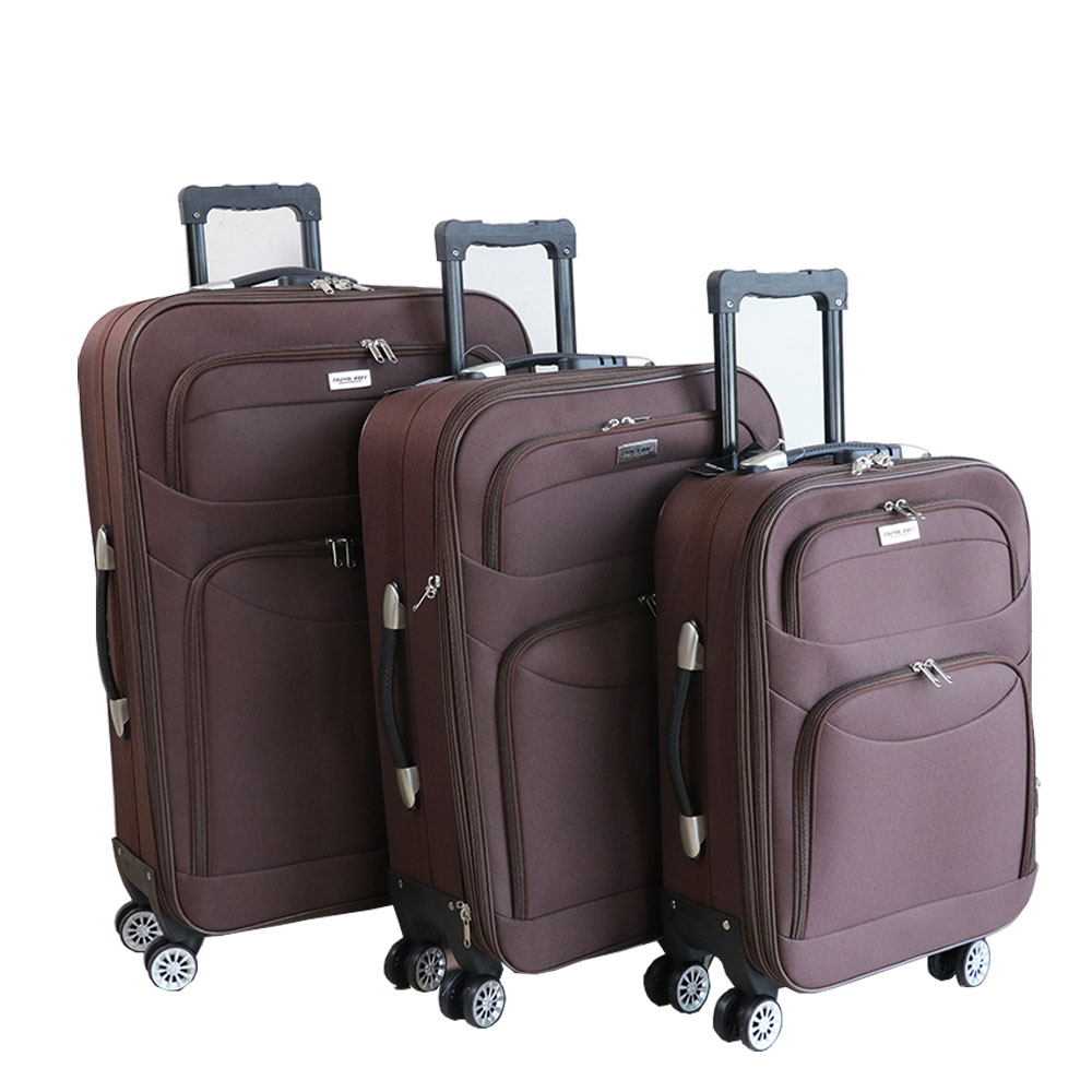 Travel One Brown 3 Pieces Set 20/24/28 Inch - Billjumla.com