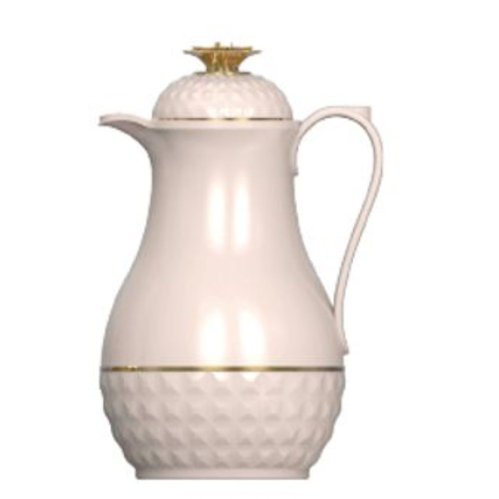 Royalblue Cute Tea Flask Jug With Glass Liner Dark Beige - (Pack of 2) - Billjumla.com