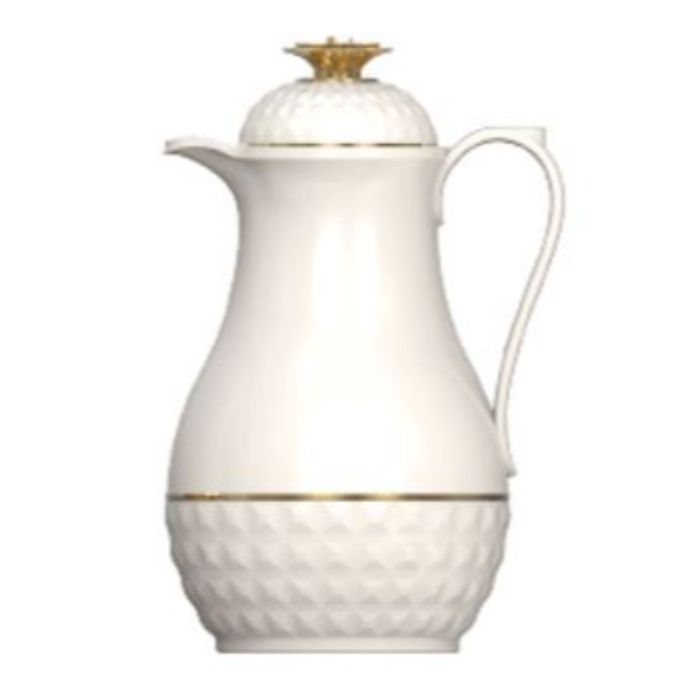 Royalblue Cute Tea Flask Jug With Glass Liner Beige - (Pack of 2) - Billjumla.com