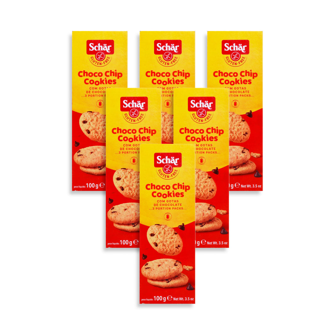 كوكيز شوكو شيب 100غ من شار (مجموعة من 6 علب)