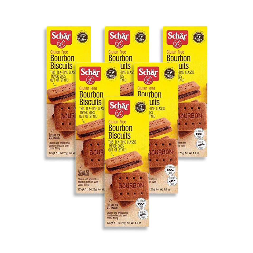 Schar Bourbon Biscuit 125g (Pack of 6)