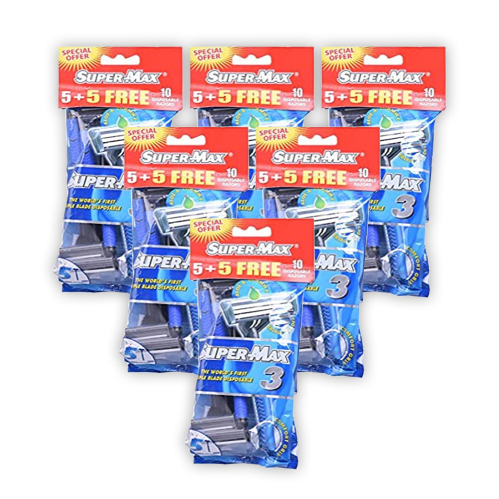 Supermax3 Pouch Of 5 + 5 (Pack Of 6)