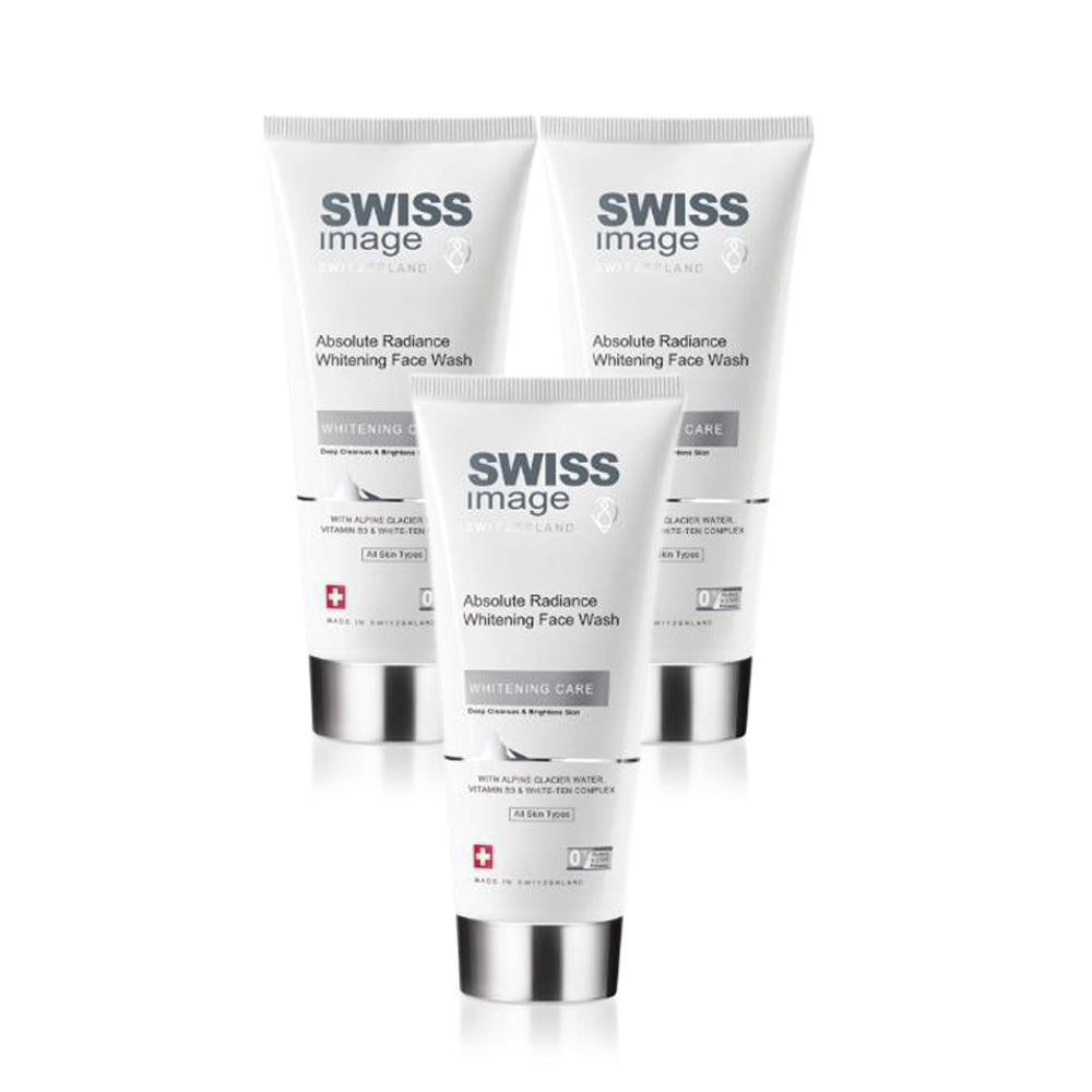 Swiss Absolute Radiance Whitening Face Wash 200ml - (Pack Of 3)