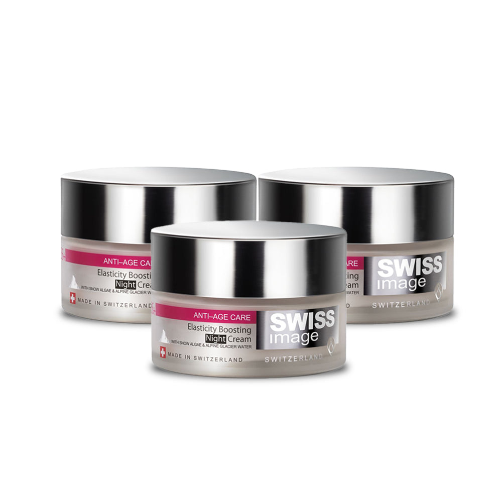 سويس إيمدج كريم الليل لتحفيز المرونة 50مل عبوة من 3 قطع