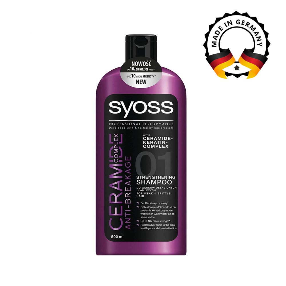 Syoss Shampoo Ceramide 500ml - Pack Of 3 Pieces - Billjumla.com