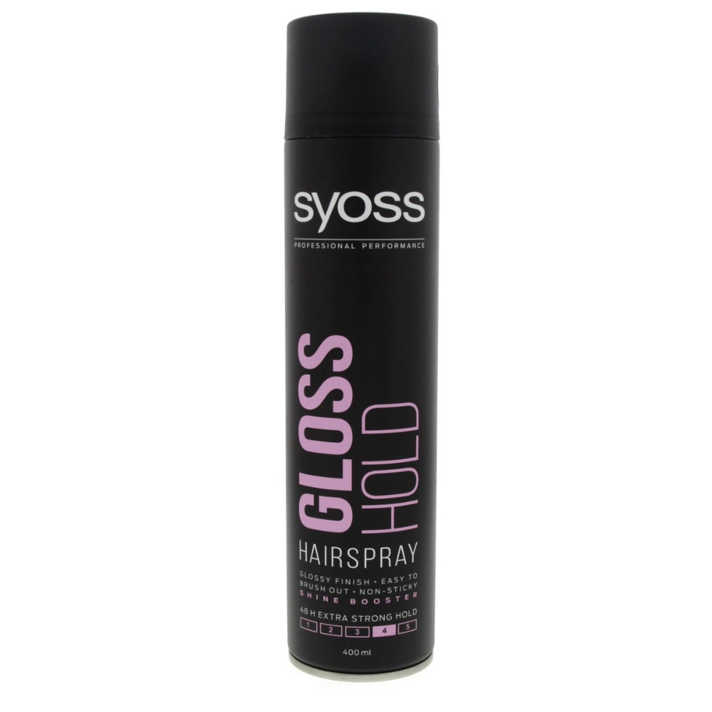 Syoss Hair Spray Gloss Hold 400ml - Pack Of 6 Pieces - Billjumla.com