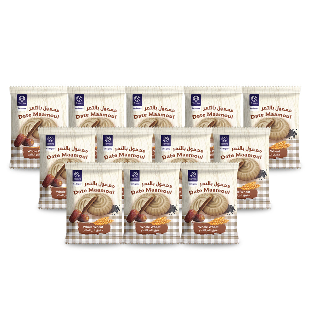 Tamira Whole Wheat Date Maamoul 16 Gm (Pack of 2 x 6)