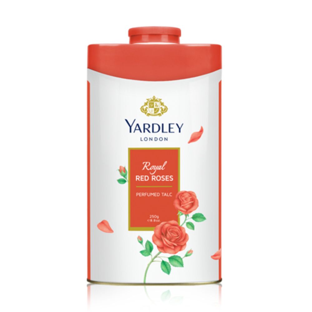 Yardley Red Rose Talc 250G - (Pack of 6) - Billjumla.com