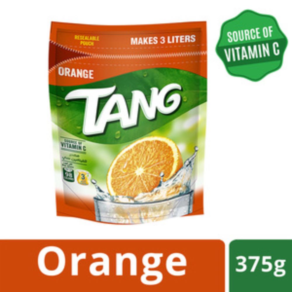 Tang Juice Orange Pouch 375g (Pack Of 12pcs) - Billjumla.com
