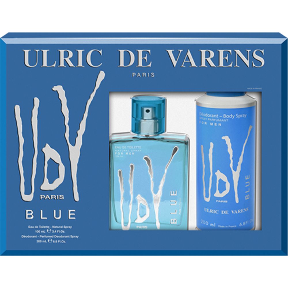 Ulric-De-Varens Coffret Blue 100Ml EDT+Deo 200 - (Pack of 3) - Billjumla.com