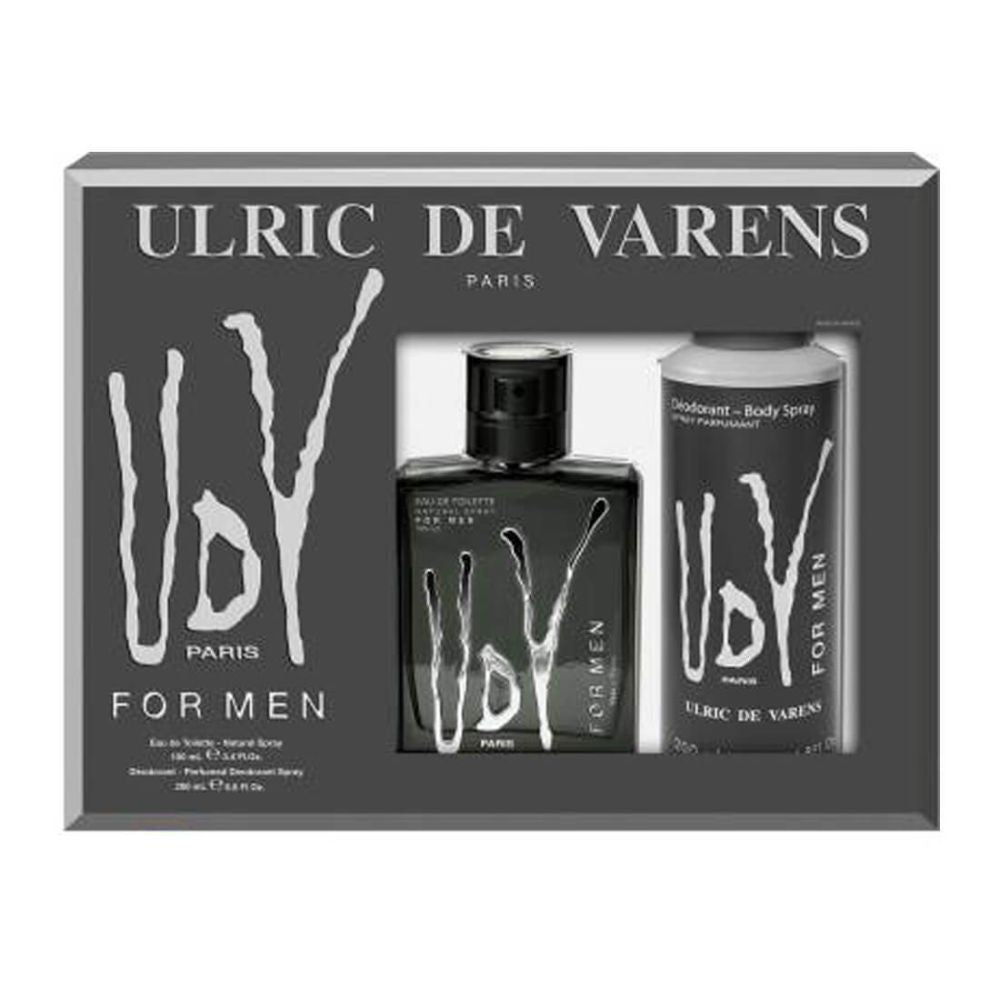 Ulric-De-Varens Coffret For Men 100Ml EDT+Deo 200 - (Pack of 3) - Billjumla.com