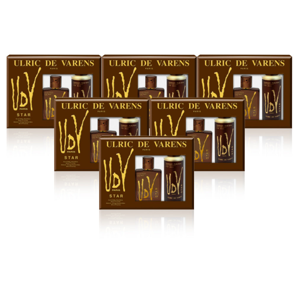 Ulric-De-Varens Coffret Star 100Ml EDT+Deo 200 - (Pack of 3)