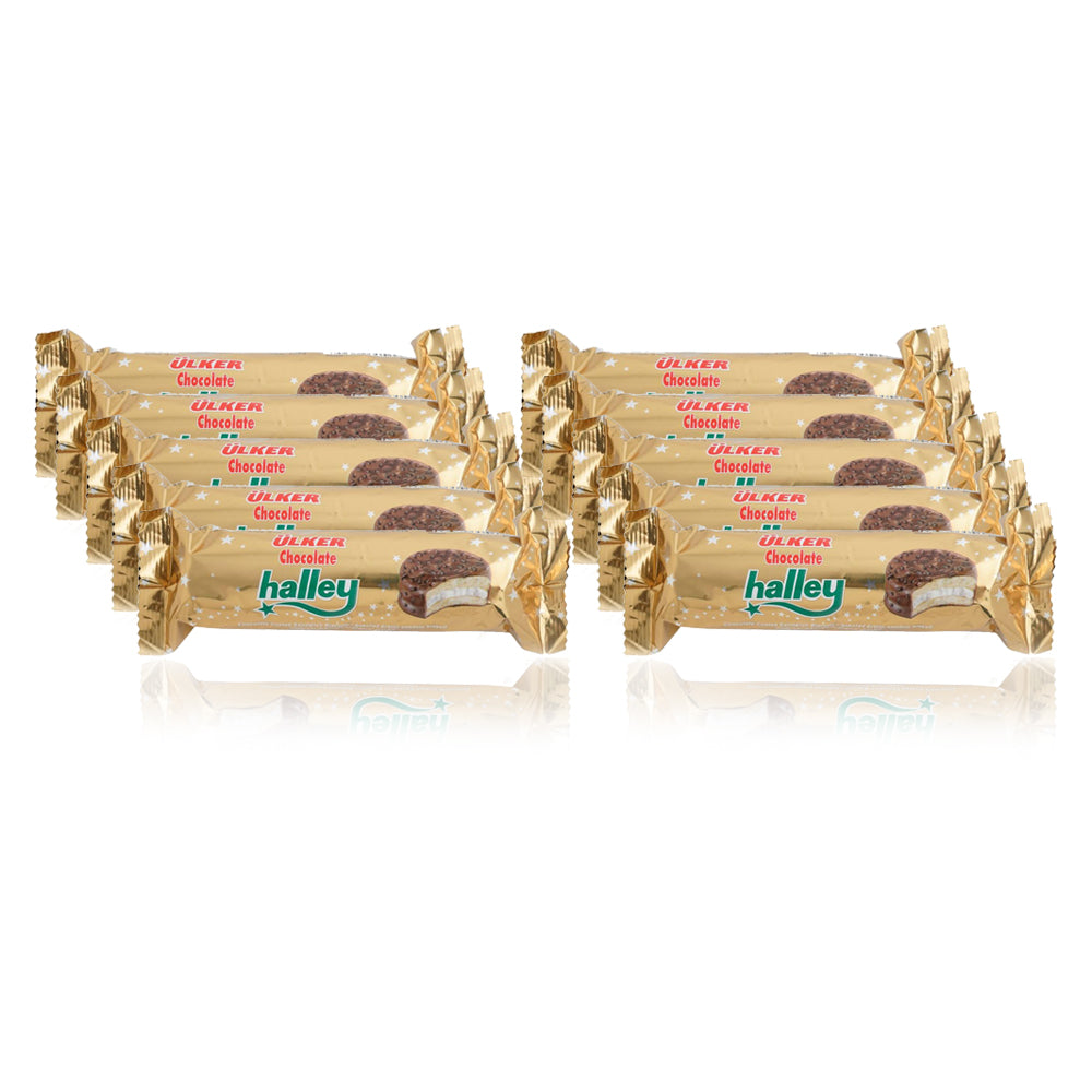 Ulker Halley Real Chocolate 77 Gm (Pack of 6 Pieces)
