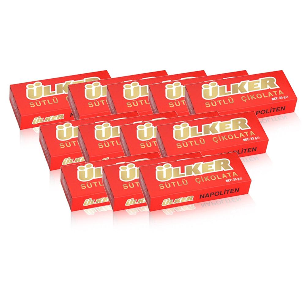 شوكولاتة أولكر نابوليتن 30 جم - (عبوة من 10 قطع)