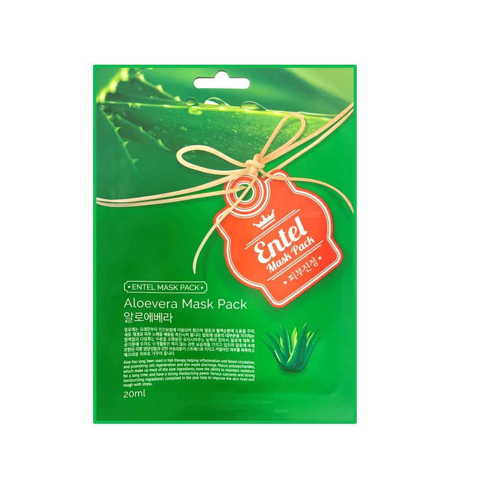 اينتل - عبوة ماسك الوجه بالألوفيرا (عبوة من 10)