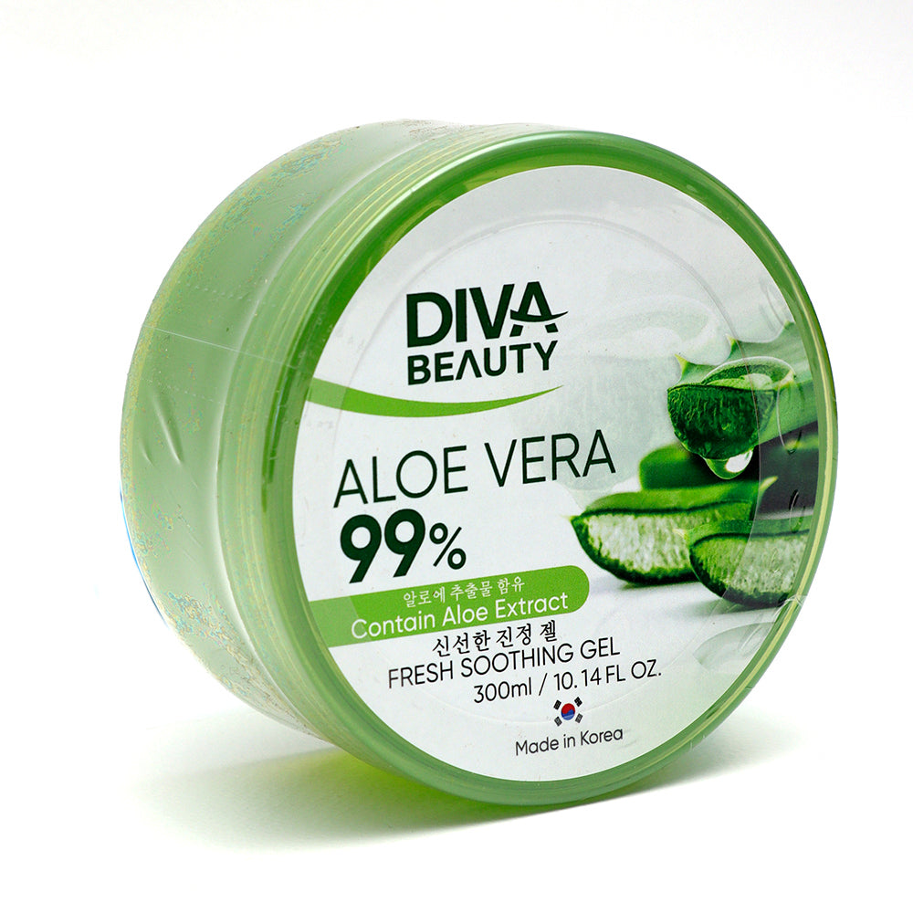 Diva Beauty Aloe Vera Fresh Soothing Gel 300Ml (Pack Of 6)