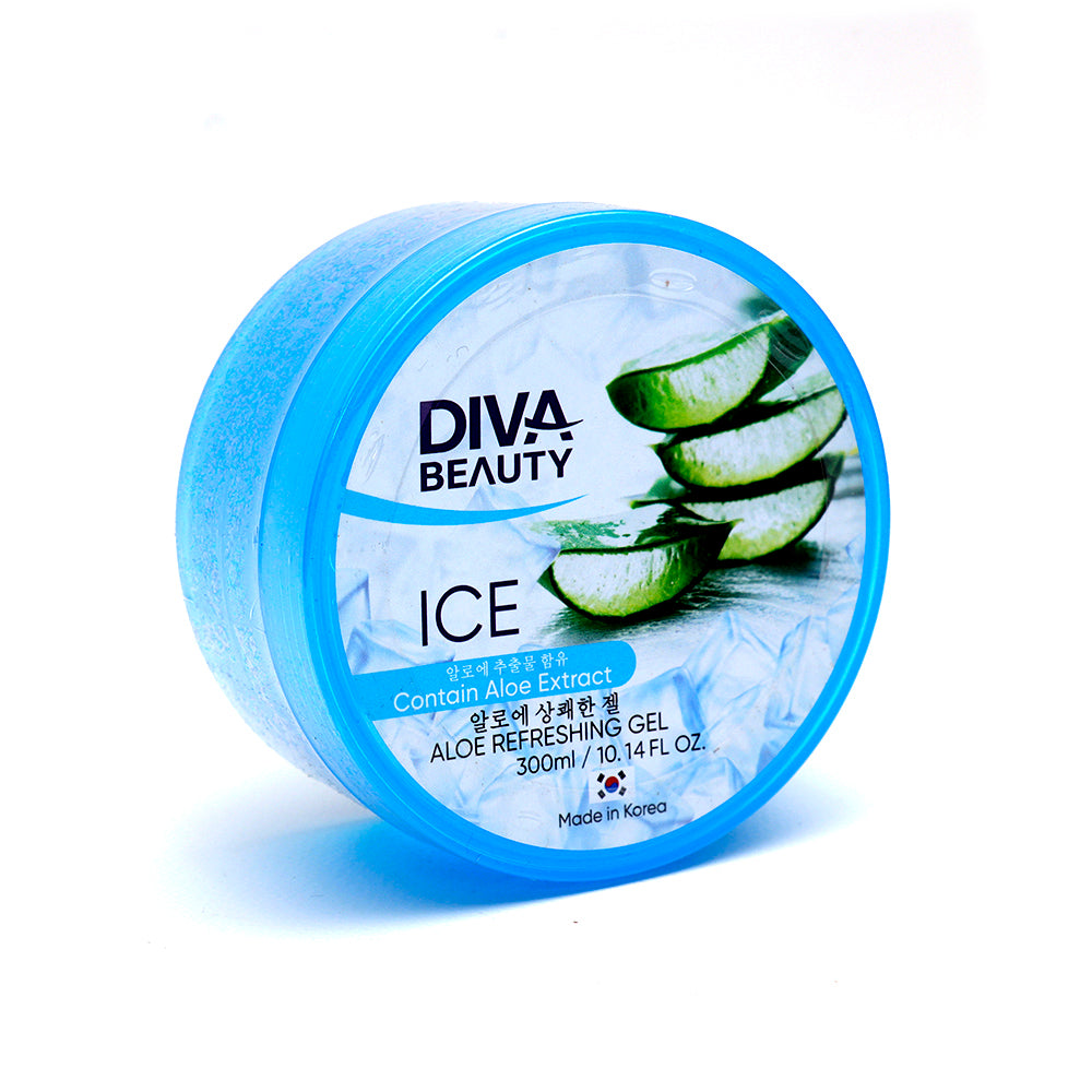 Diva Beauty Ice Aloe Refreshing Gel 300Ml (Pack Of 6)