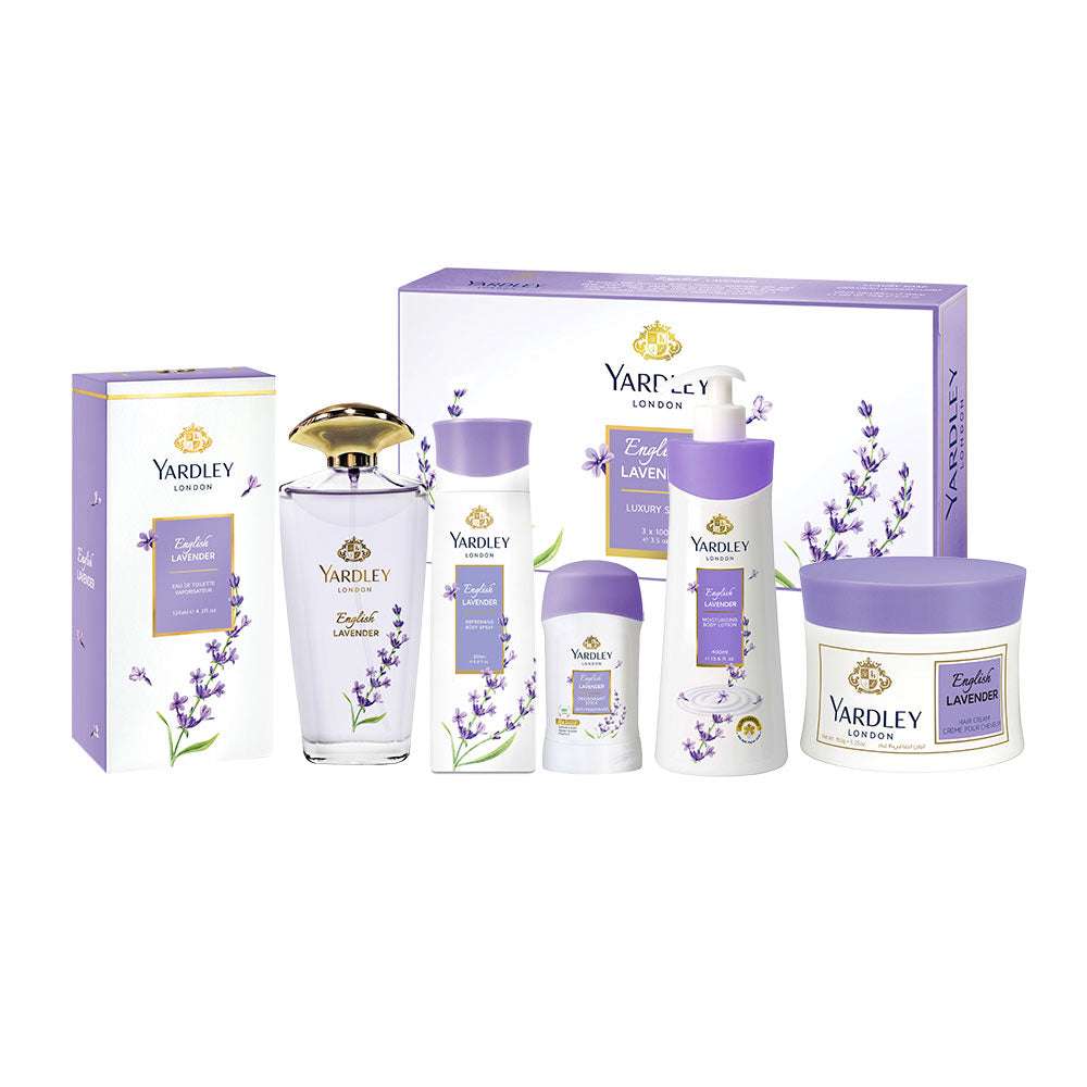 Yardley Lavender Body Care Set of 6