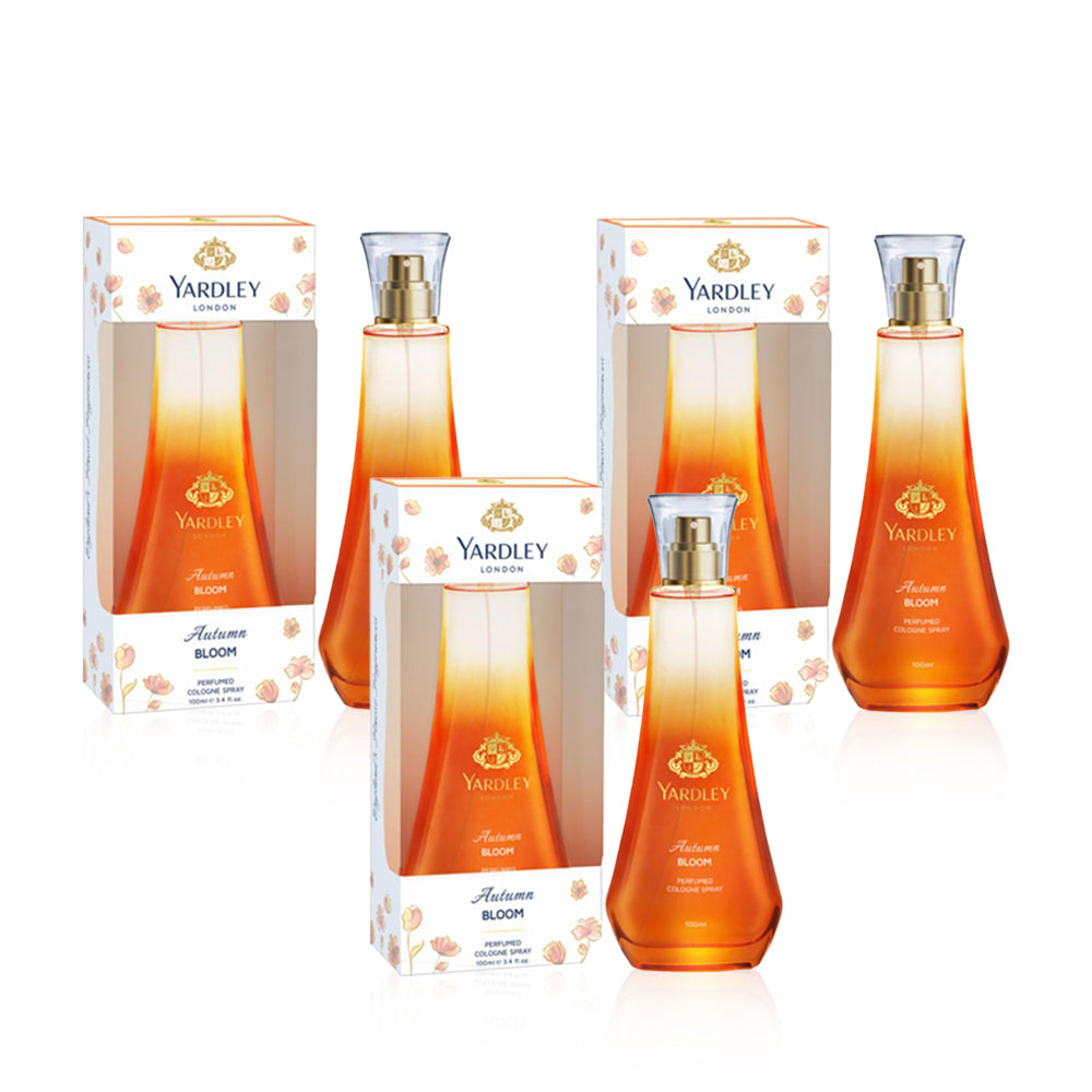 Yardley EDC Autumn Bloom 100ml - (Pack of 3)