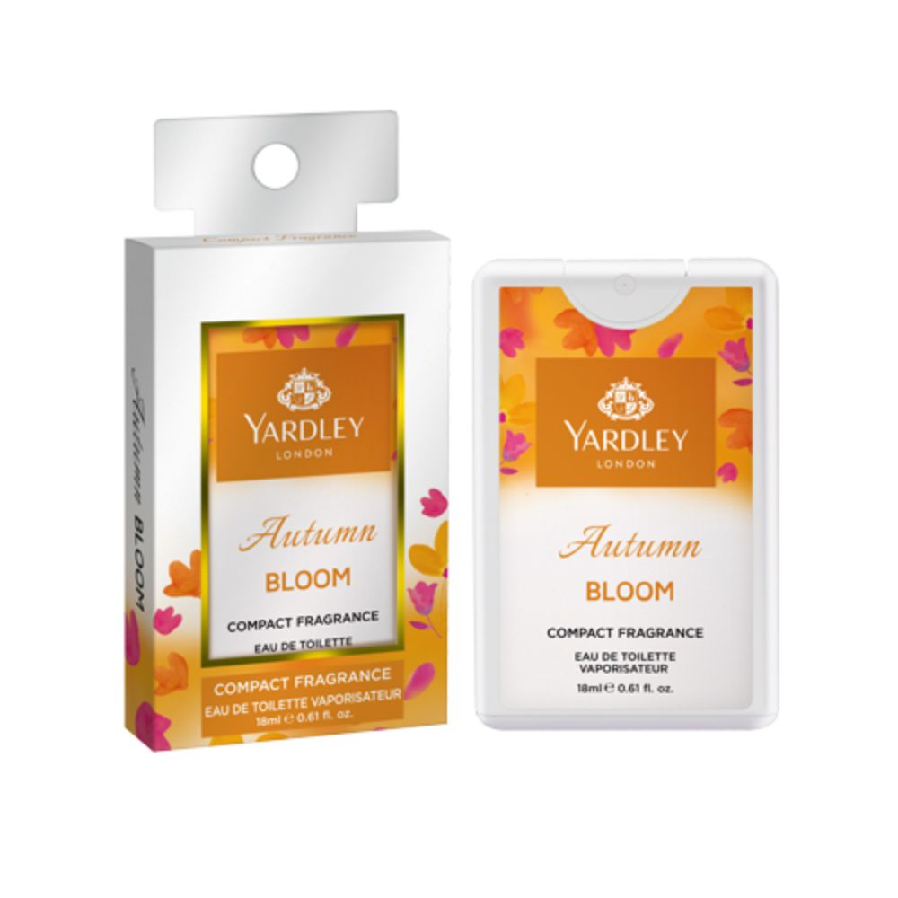 Yardley Autumn Bloom Compact Perfume 18ml (Pack of 3)