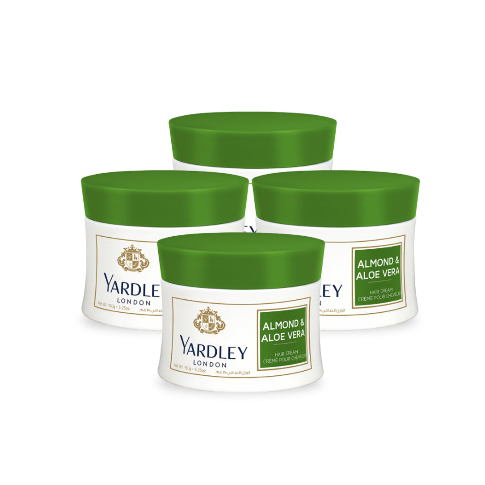 Yardley Hair Cream Almond 150g - Pack of 4
