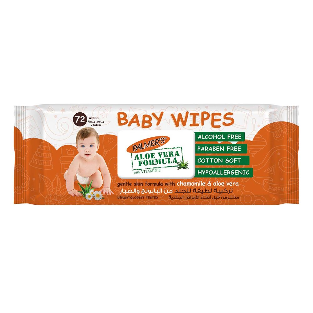 Palmers Baby Flow Wipes 72 Sheets (Pack Of 12) - Billjumla.com