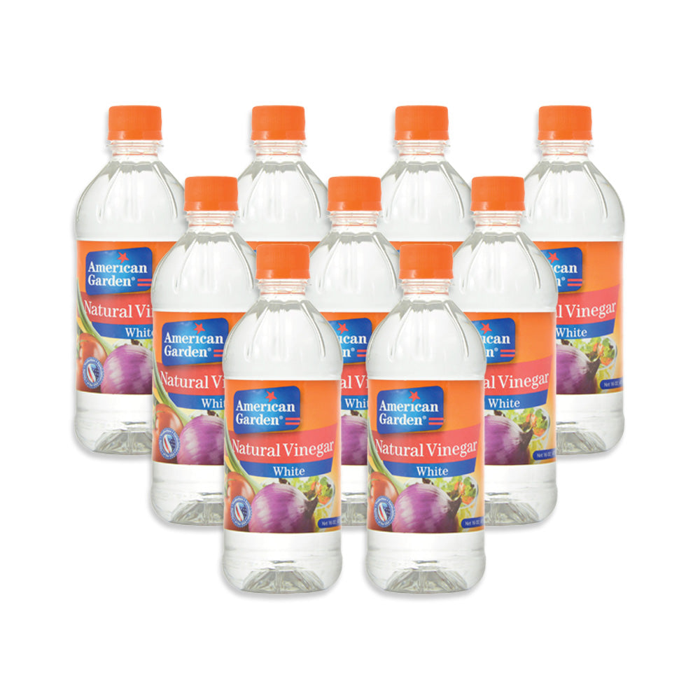 امريكان جاردن خل ابيض 453 مل(عبوه من 9 زجاجة )