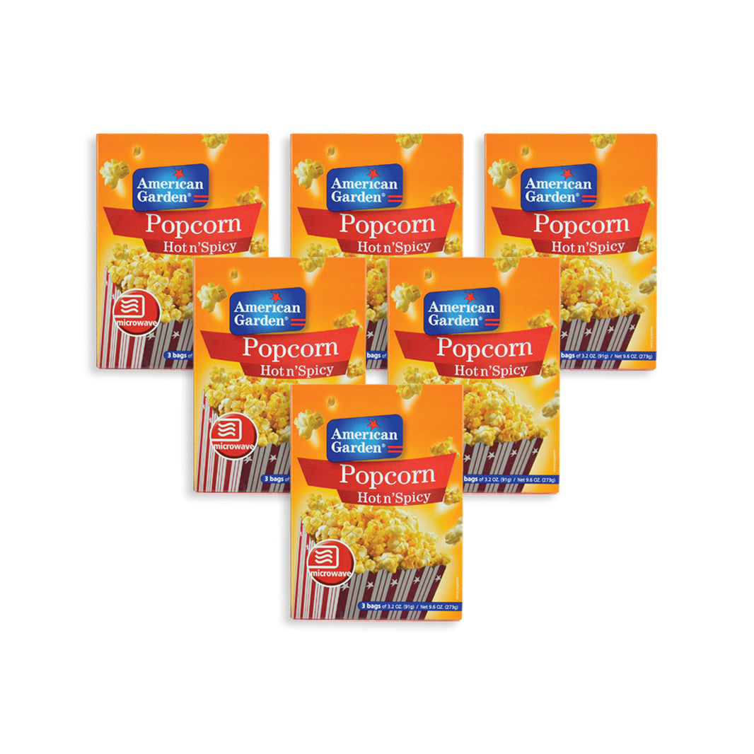 فشار الميكروويف،لساخن وحار، 273 غرام (عبوة من 6 قطع)