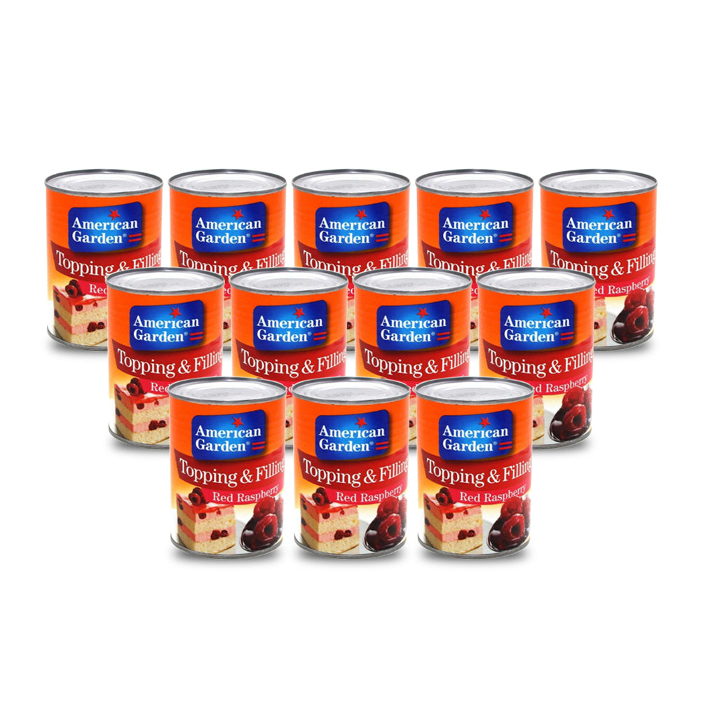 American Garden Rasberry Pie Filling 595G (Pack Of 12)