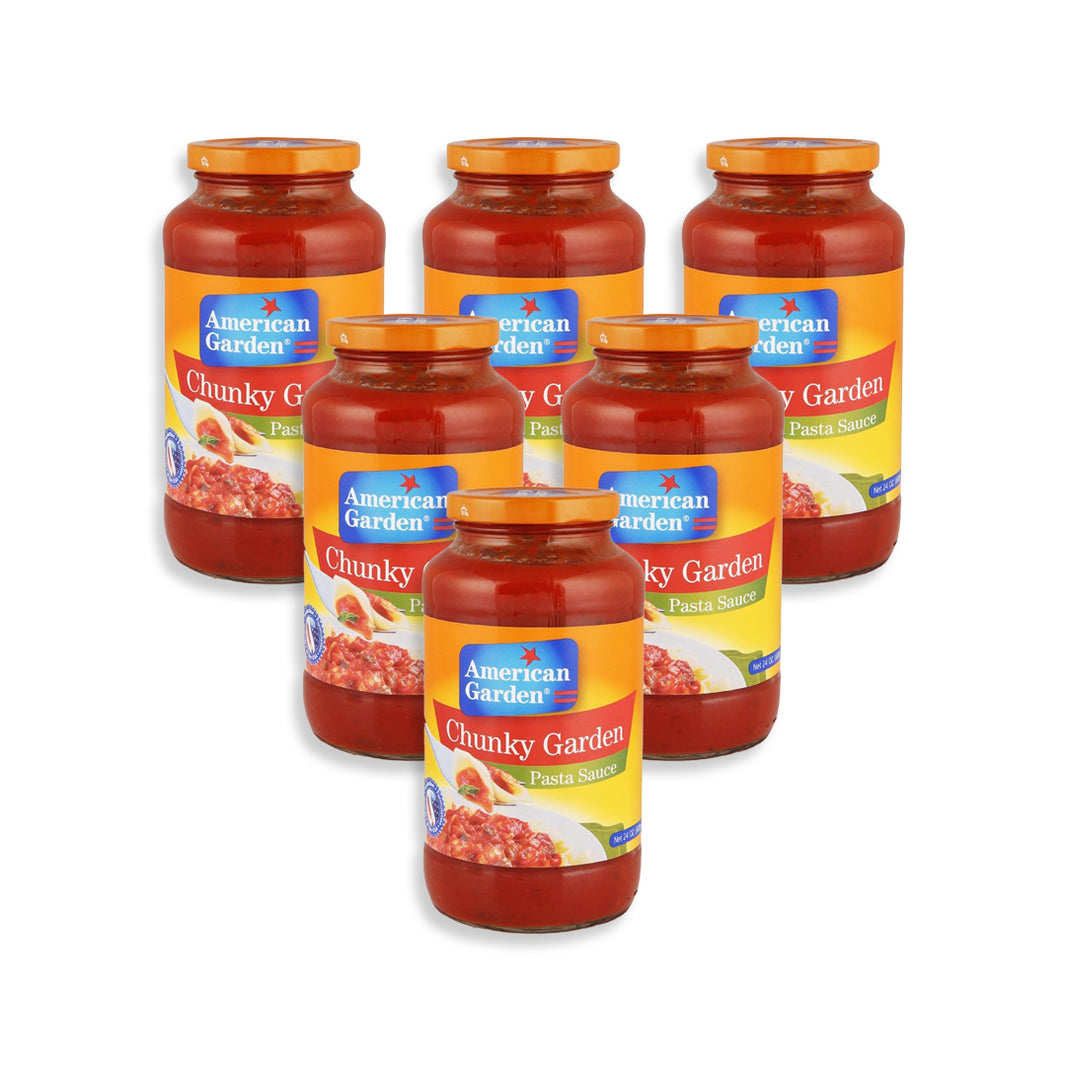 أميريكن غاردن صوص المعكرونة تشنكي غاردن 680غ عبوة من 6 قطعة