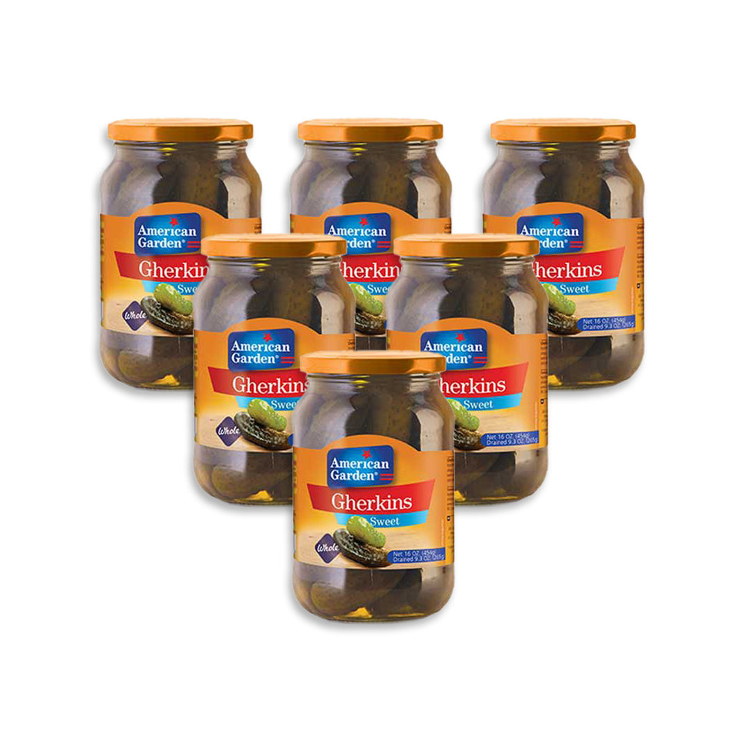 أميريكان جاردن - مخلل مخلل حلو 453 جم (عبوة من 6 قطع)