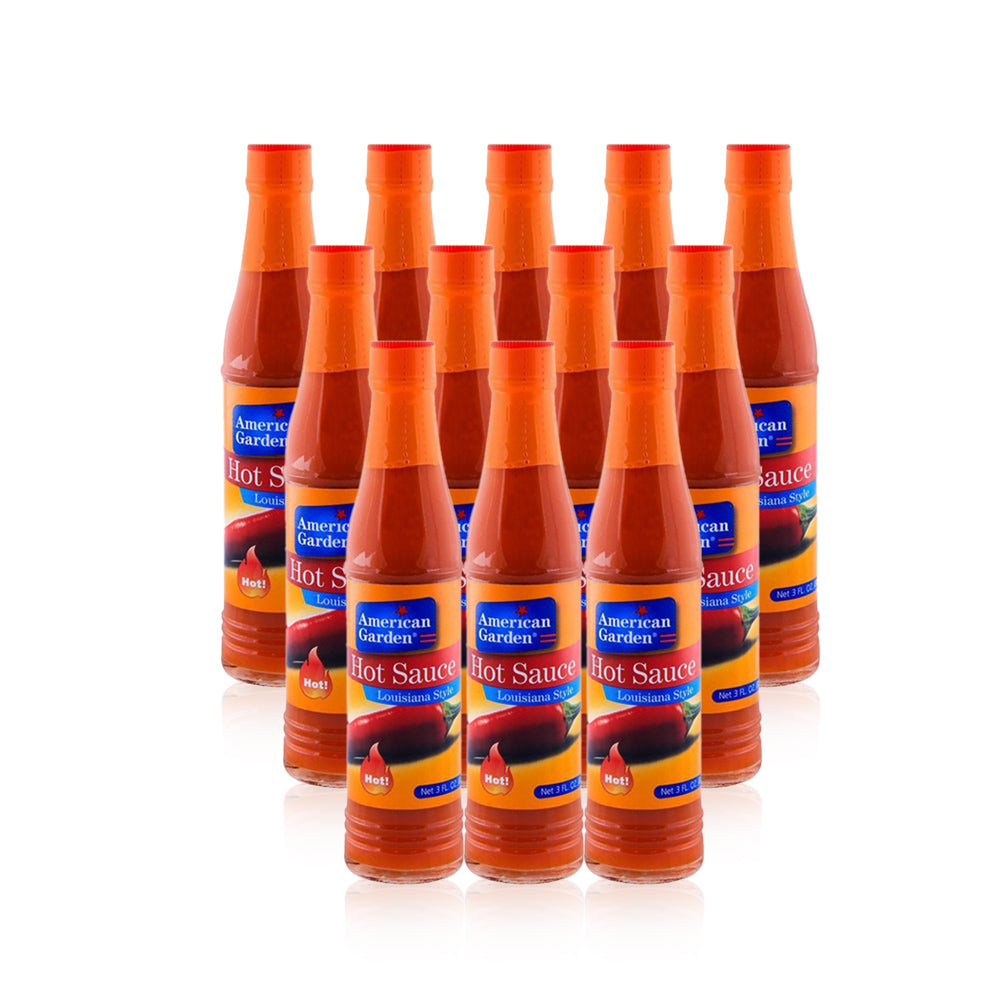 أمريكان جاردن - حافظة للصلصة الحارة للرقبة 85 مل (عبوة من 12 قطعة)