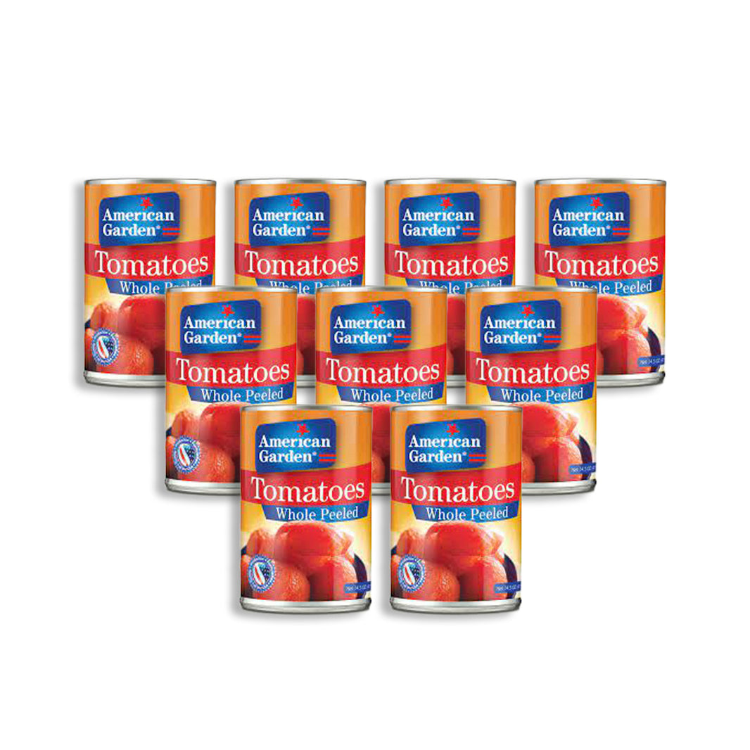 American Garden Whole Peeled Tomatoes 425G (Pack Of 9)