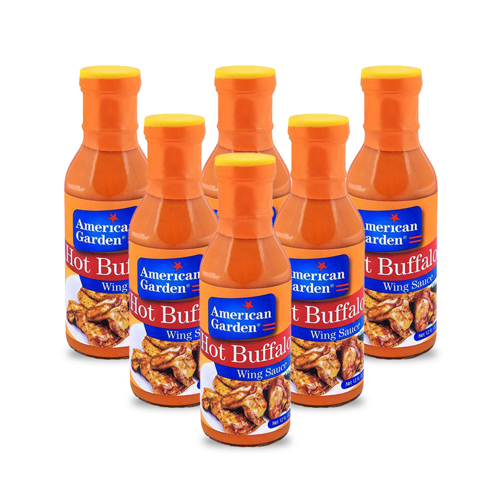 أميريكان جاردن - صلصة أجنحة الدجاج بافلو 355 مل - (عبوة من 6 قطع)